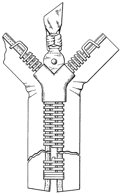 Креслення блискавки з патенту Гідеона Сундбека